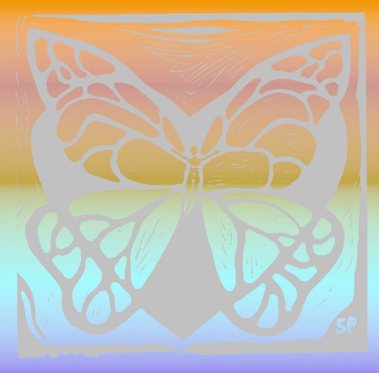 Person within butterfly signifying the Power within within us